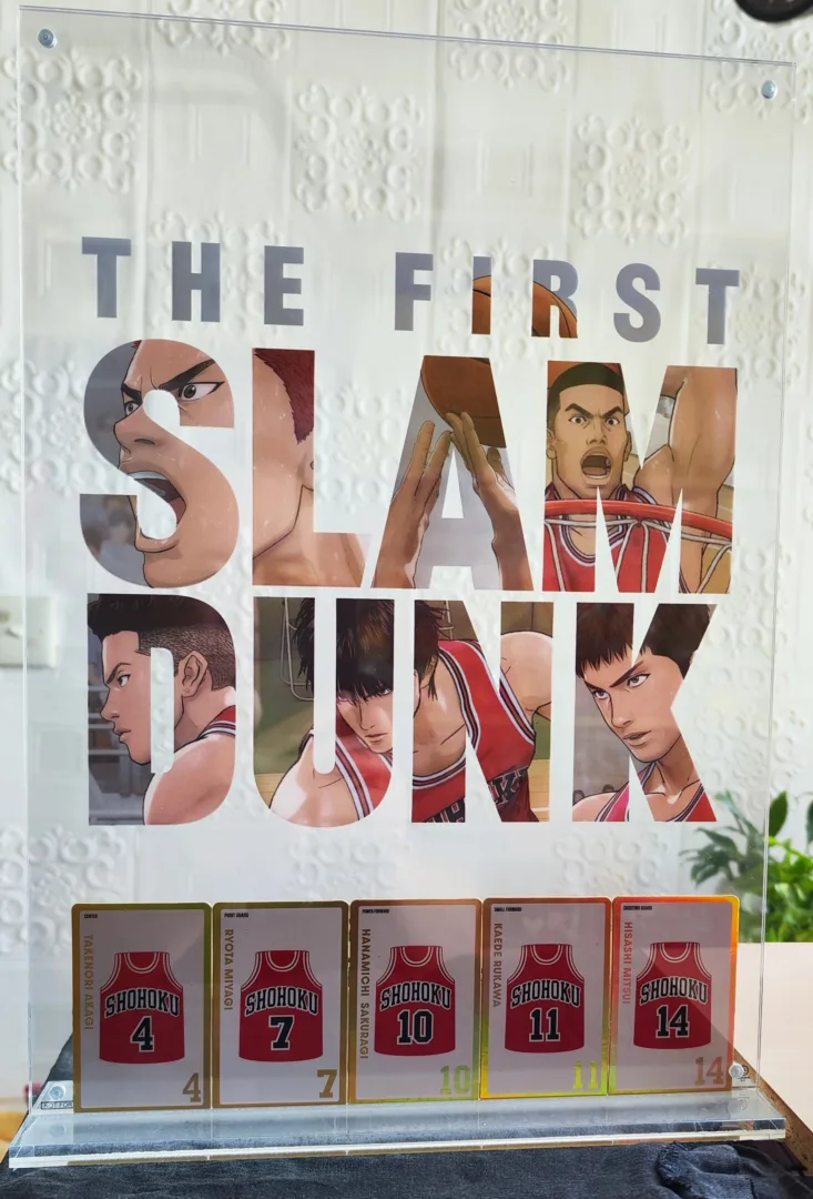 限量 THE FIRST SLAM DUNK A3透明海報+球員卡,日版re:SOURCE,山王x湘北 入場券,“COURT” 日本限定 POST CARD 2 VGFpMhc
