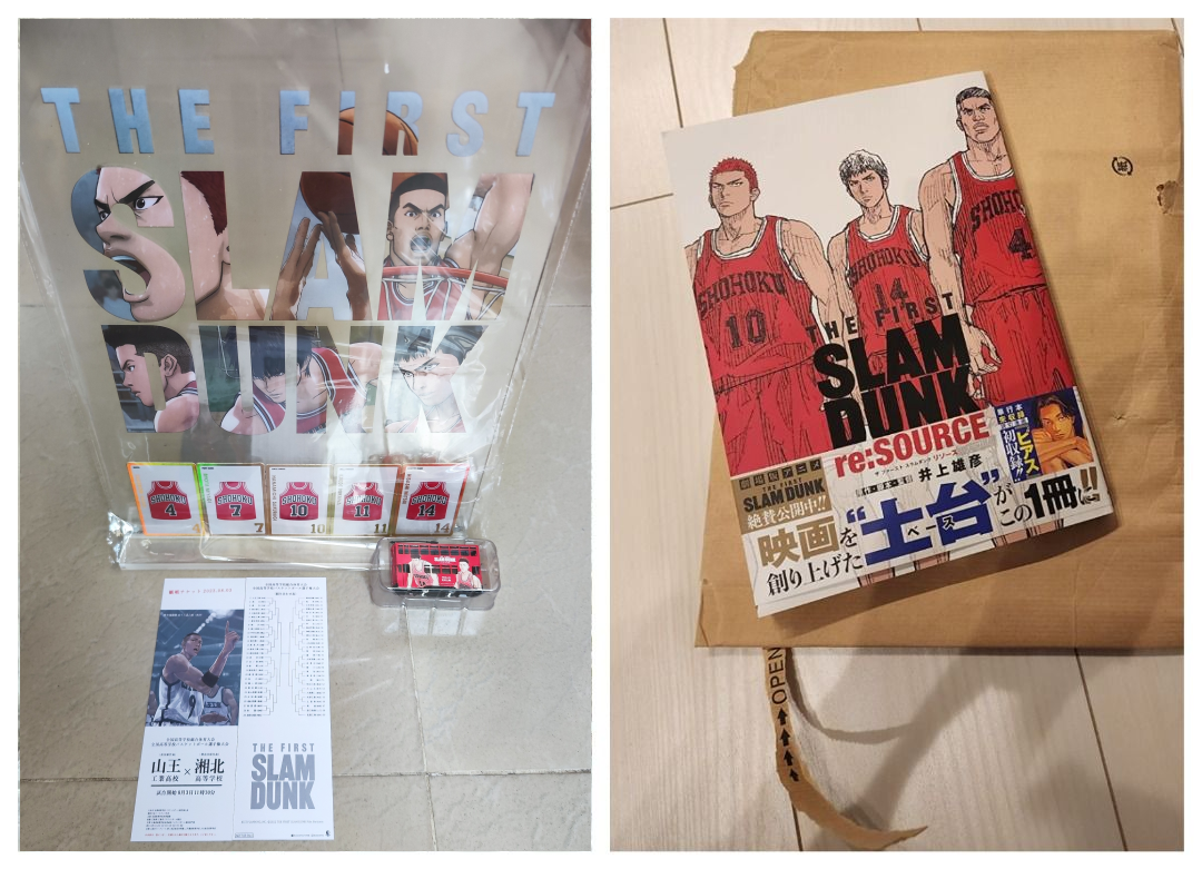 首頁 13 限量 THE FIRST SLAM DUNK A3透明海報+球員卡,日版re:SOURCE