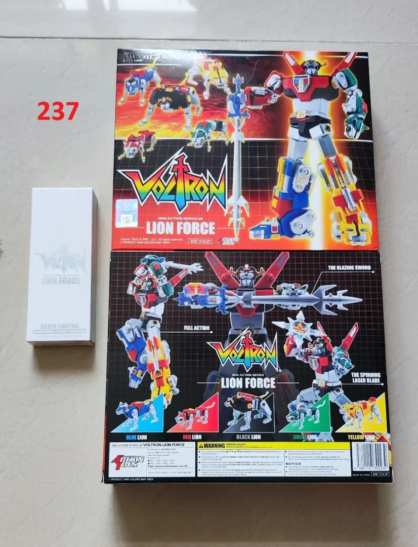 (清貨)清位要錢唔要貨,任揀$2000 3件 5 Action Toys Mini Action 08 金剛戰神 百獸王 連(ACGHK 會場限定電鍍版十王劍及旋轉激光刀)