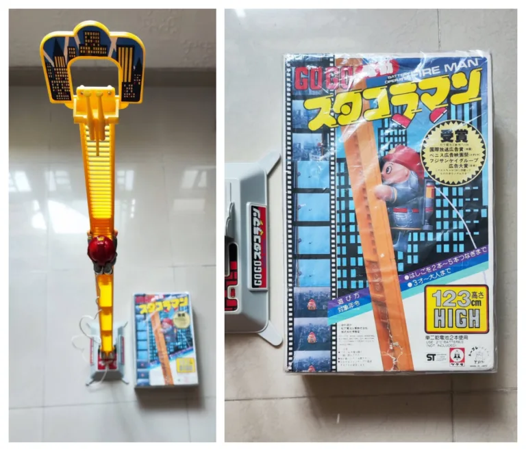 日本製造 1983年 經典玩具 GoGo電動爬梯消防員 梯高約123cm 3 日本製造 1983年 經典玩具 GoGo電動爬梯消防員 梯高約123cm
