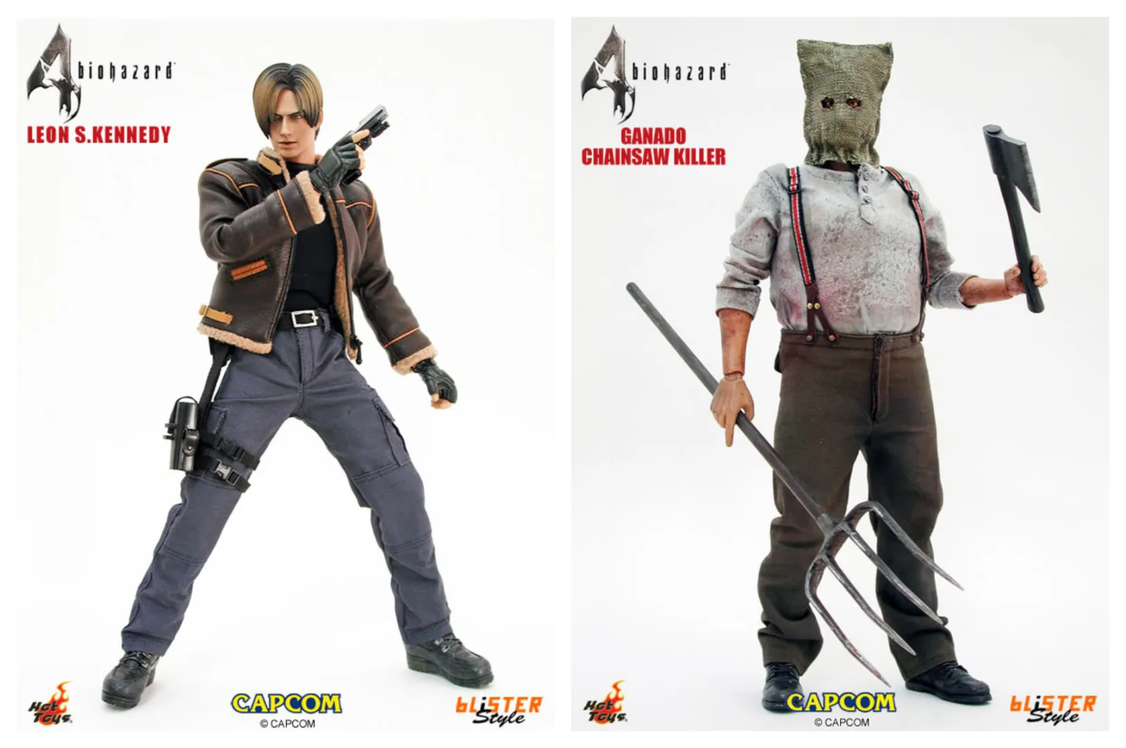 Hot Toys Resident Evil : Biohazard – Leon S. Kennedy / Chainsaw Killer