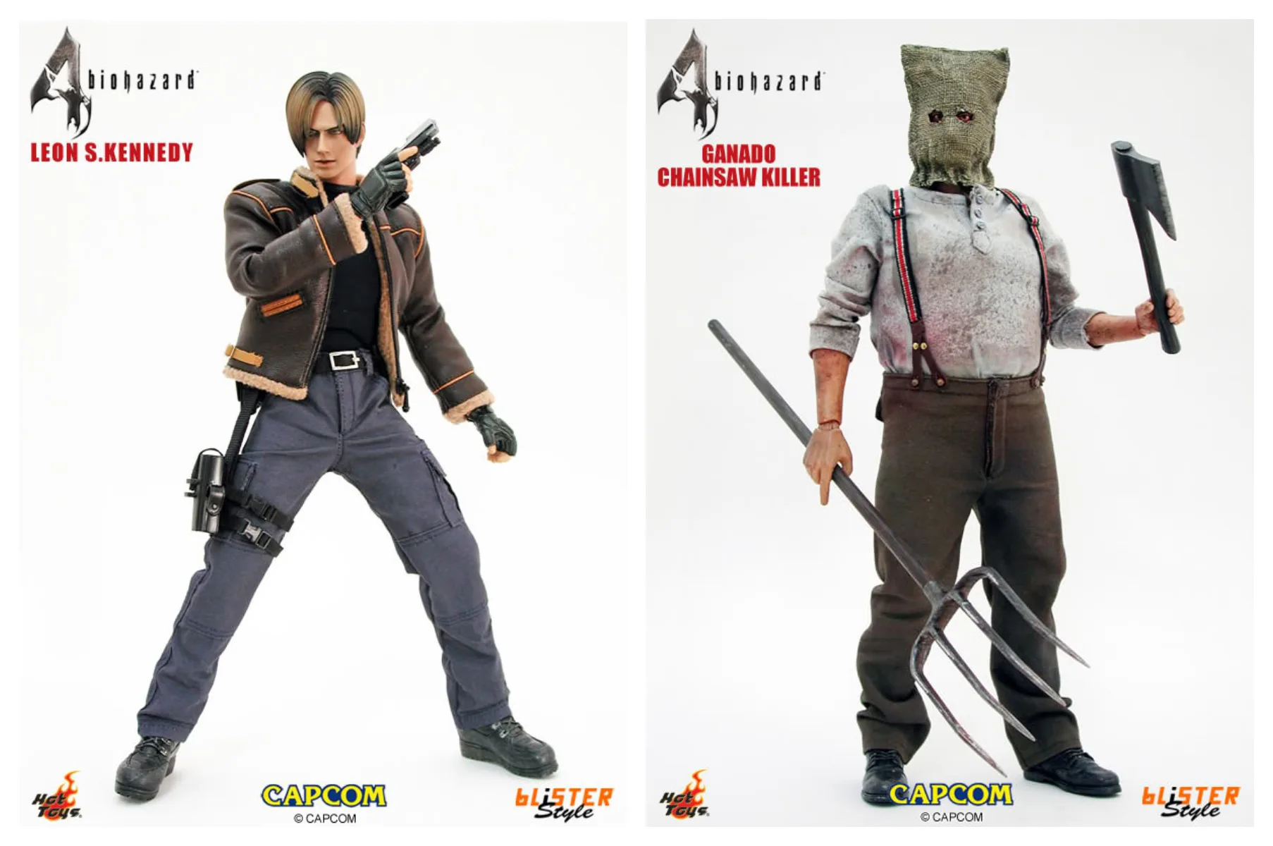 Hot Toys Resident Evil : Biohazard – Leon S. Kennedy / Chainsaw Killer